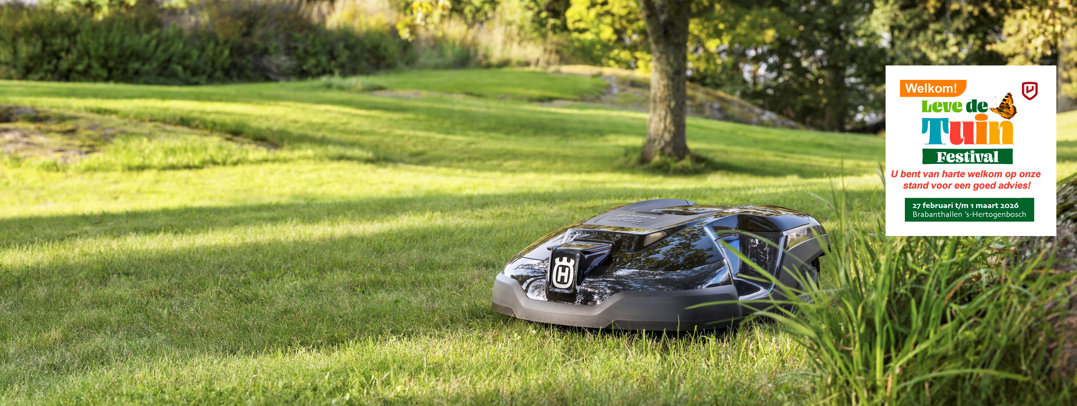 Robotmaaier tuinfestival van 27 februari tot 1 maart 2026